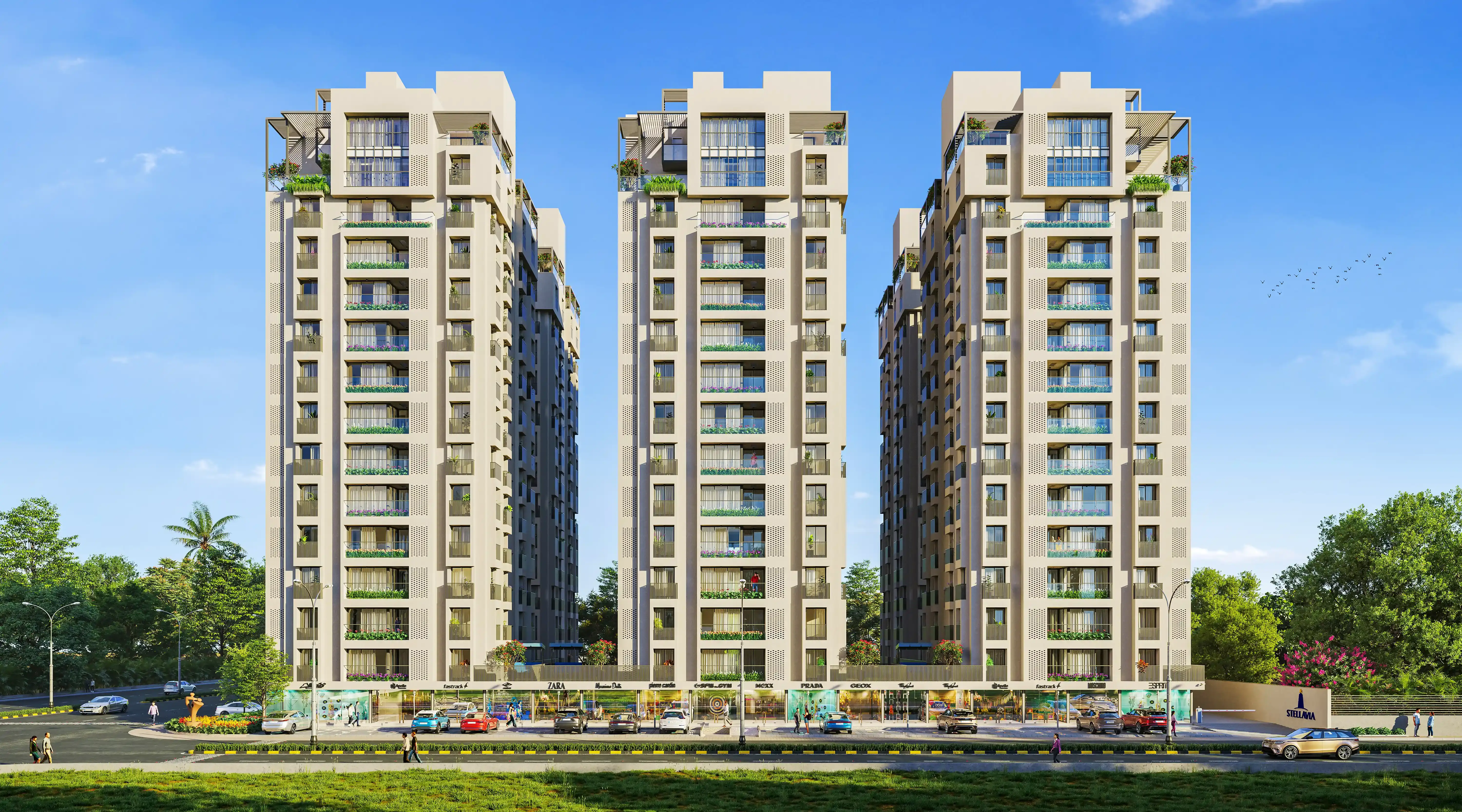 Premium apartment tower